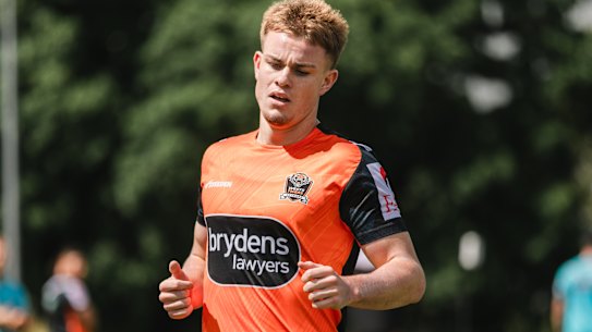 Teen Tiger: Lachie Galvin is pushing for a start in round one