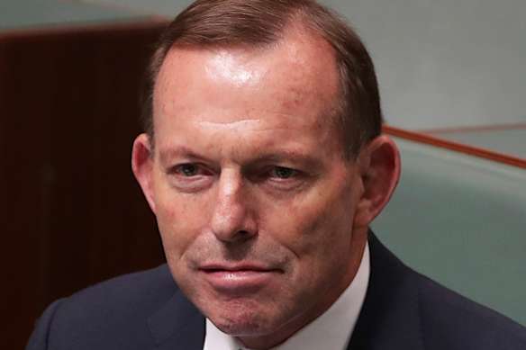 Former prime minister Tony Abbott.