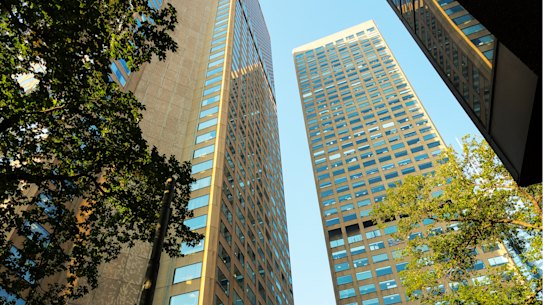 Collins Place, built in Melbourne in 1981.