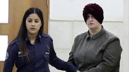 Accused child sex abuser Malka Leifer (right) pictured in February last year.