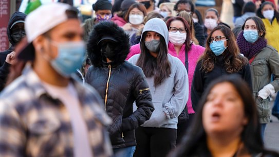 As many as three-quarters of all Americans have tested positive to COVID.