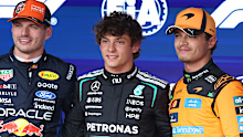 Mercedes’ Kimi Antonelli secured another pole position, ahead of Red Bull’s Max Verstappen and McLaren’s Lando Norris.
