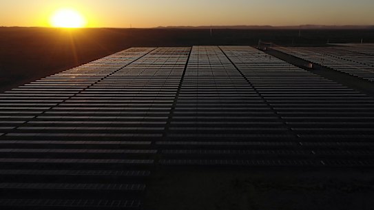 Australian iron ore giant Fortescue is fast-tracking the rollout of solar panels, wind turbines and batteries to power its mines in the Pilbara.