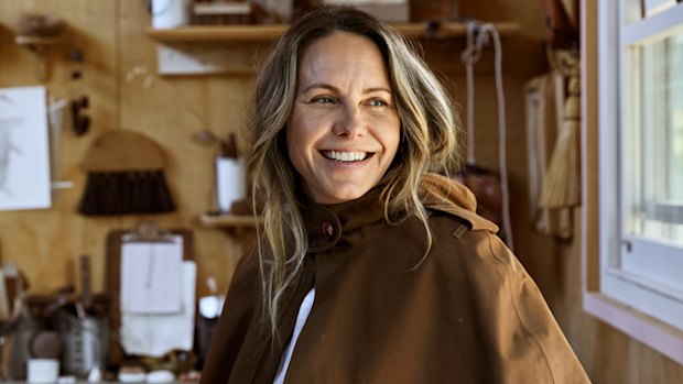 Sibella Court, at home in Bundeena, NSW: “My home studio is one of my favourite places to work or tinker in.”