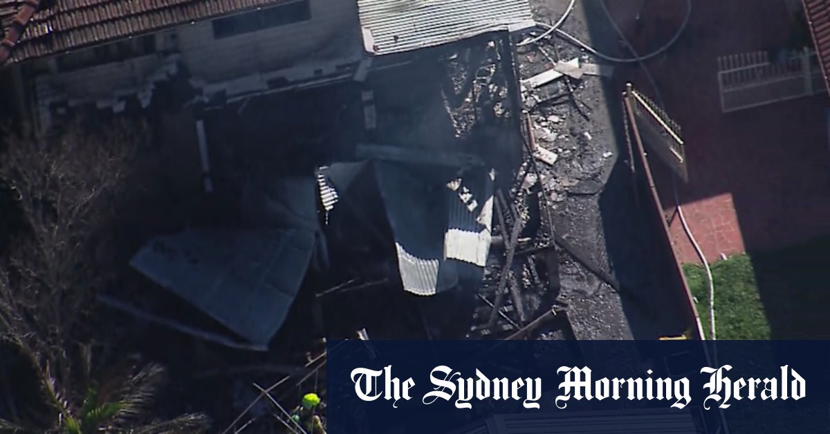 Man dies after house engulfed with fire in Sydney’s west