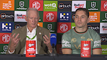Wayne Bennett and Cameron Murray.