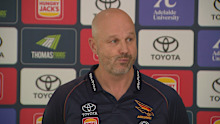 Matthew Nicks spoke to media on Wednesday afternoon.
