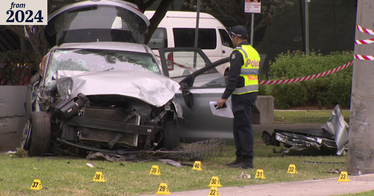 Epping fatal accident: Pedestrian dies after car mounts footpath