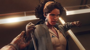 Julianna stalks Colt trhrough the game, and plays a very interesting role in multiplayer.
