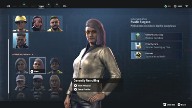 Who wouldn't want to recruit a plastic surgeon who could die randomly at any time?