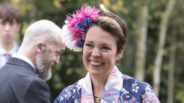 Perfectly hideous: Olivia Colman as the Godmother.