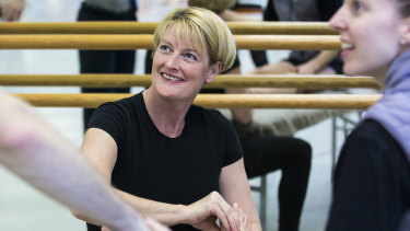 Dr Sue Mayes (centre) is the Australian Ballet's director of artistic health.