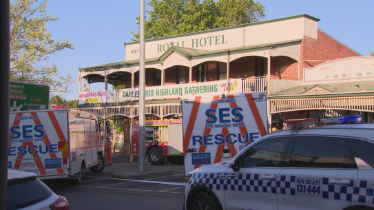 Five people were killed after a car ploughed into them outside a Daylesford pub.