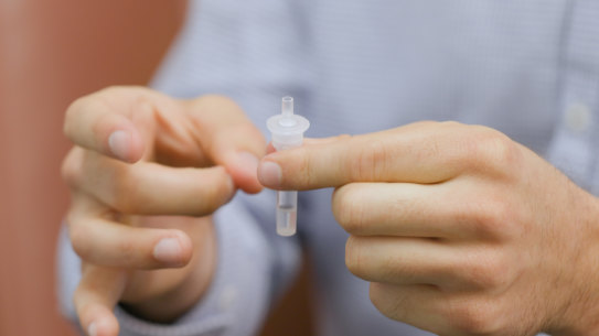 The CareStart COVID-19 Antigen rapid test is one of the products already approved for use in Australia. 