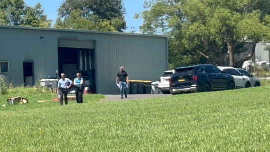 Explosives were found inside a caravan at a Dural property in Sydney’s north-west on January 19.