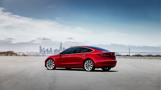 Tesla cars, including the Model 3, account for about half of Australia's electric vehicles.