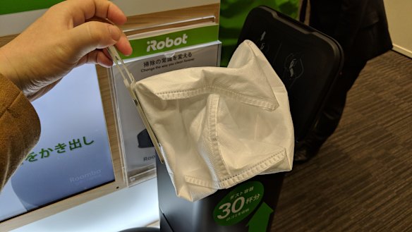 You do still need to physically take the bag and put it in the garbage, but not often.