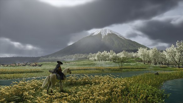The island of Hokkaido, then called Ezo, is a magical setting in Ghost of Yotei.