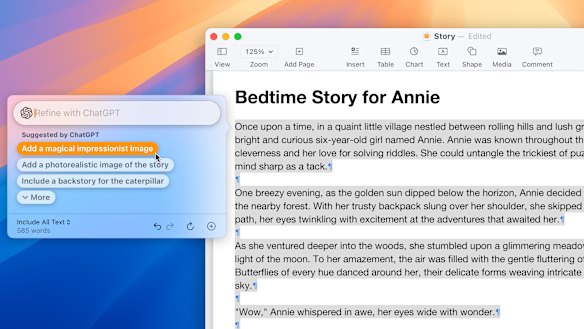 Siri and Apple Intelligence can use Chat-GPT for some requests, such as generating or refining text.
