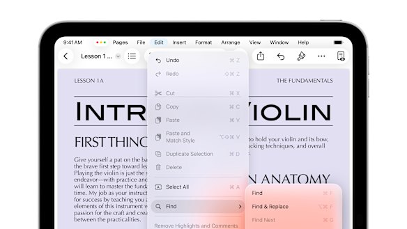 The iPad interface is becoming more desktop-like.