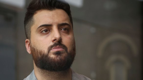 Poet Omar Sakr at the Sydney Writers Festival. 