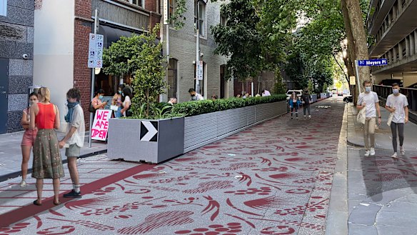 An artist's impression of Little Collins after its makeover.