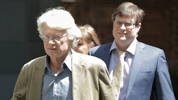 Julian Wright outside the Supreme Court in Perth.