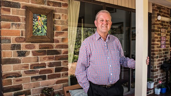 Bruce Linton and his wife have paid off their Kenthurst home but carry mortgage debt for their investment properties.