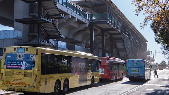 Many of the additional bus services will link to stations along the new metro train line such as Rouse Hill.