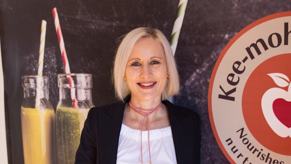 Alyx Stewart is the founder of Kee Moh Snacks. 