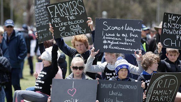 "This rally will be known as the line in the sand," organiser Chris Brooks said.