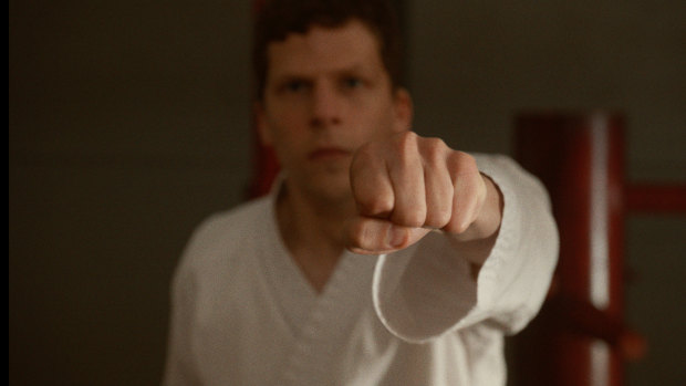 Jesse Eisenberg's character embraces karate in The Art of Self Defense.