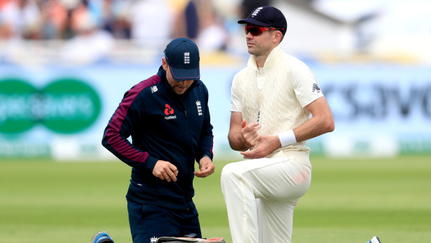 Injury prevented James Anderson from playing any sort of meaningful role in this year's series.