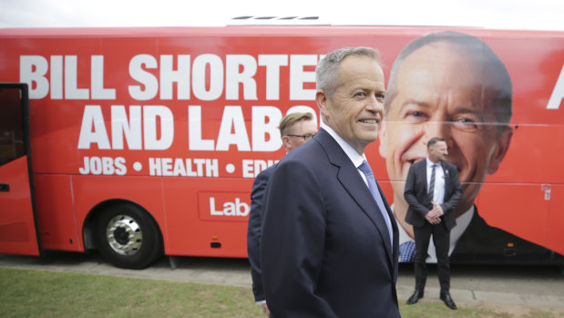 Opposition Leader Bill Shorten swung through Sydney's affluent eastern suburbs on Friday morning.