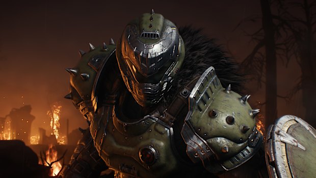 The “Doom Guy”, more recently known as the Slayer, is ready to go medieval.