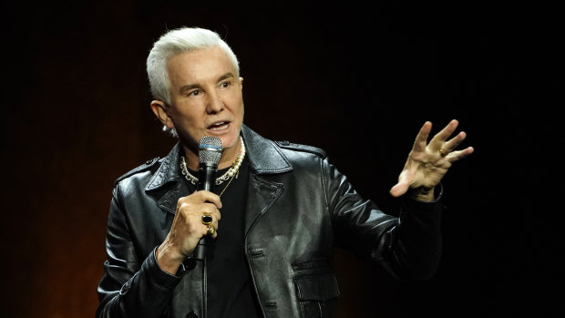 Baz Luhrmann talks about Elvis during the Warner Bros Pictures presentation at CinemaCon in Las Vegas last week.