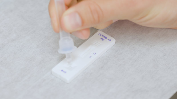 The CareStart COVID-19 Antigen rapid test is one of the products already approved for use in Australia. 