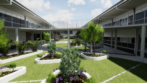 An artist's impression of the new North Kellyville Public School.