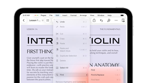 IPad interface is becoming more desktop.