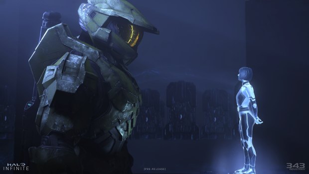Chief is paired with a new AI partner in Infinite, who greatly resembles his original partner Cortana before she went off the rails in Halo 4 and Halo 5.