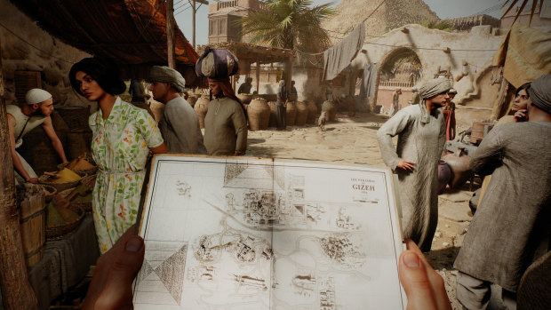 Looking through your journal, maps and notes while the world co<em></em>ntinues around you adds to the immersion.