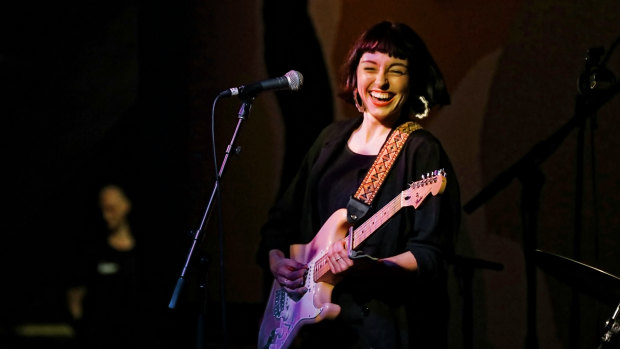 Stella Donnelly and band at Vivid Live.