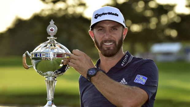 Dustin Johnson (pictured), Justin Rose and now Koepka have all been No.1 in 2018.