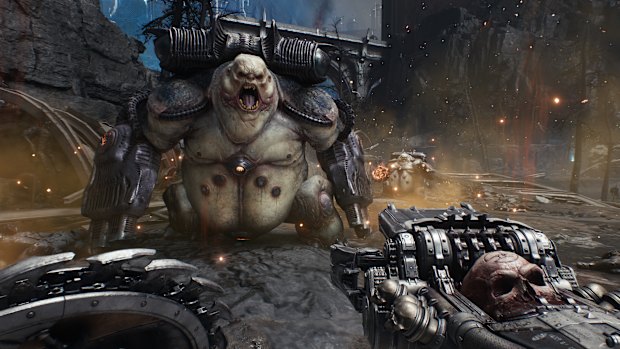 Demons are still gross, and stapled with all kinds of metal gear, but now exist in a more narratively rich environment.