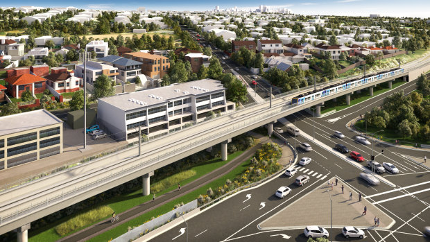 How the Toorak Road level crossing fix will look when it is finished.