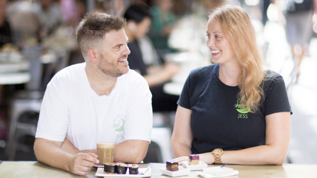 Dan Pinne and Jess Ivers are the founders of Melbourne Vegan Tours