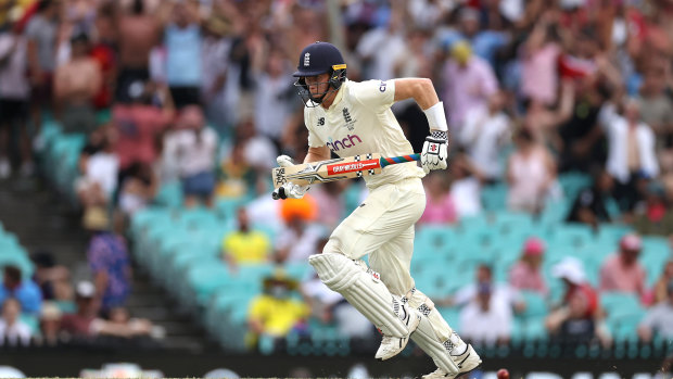 Crawley in action at the SCG. 