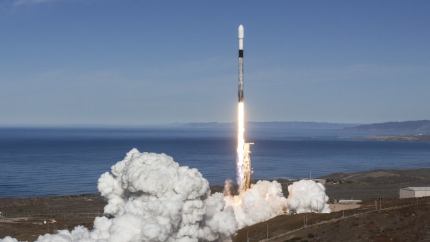 SpaceX's Falcon 9 launched on Tuesday.