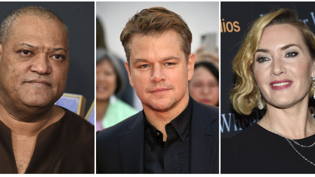 Laurence Fishburne, Matt Damon and Kate Winslet starred in the 2011 film Contagion.