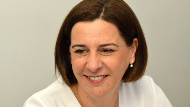 Opposition leader Deb Frecklington said smiling while delivering her apology didn't make it insincere. 